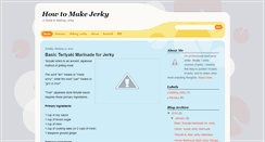 Desktop Screenshot of howtomakejerky.org