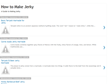 Tablet Screenshot of howtomakejerky.org